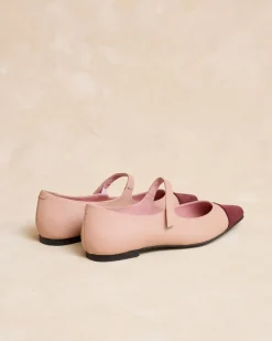 Ballerines à bout contrasté Carine