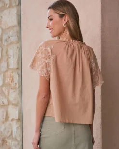 Blouse avec broderie Martha