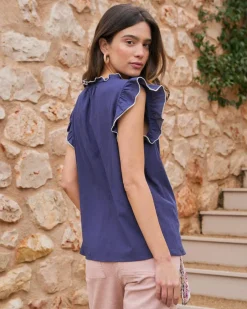 Blouse brodée Greta