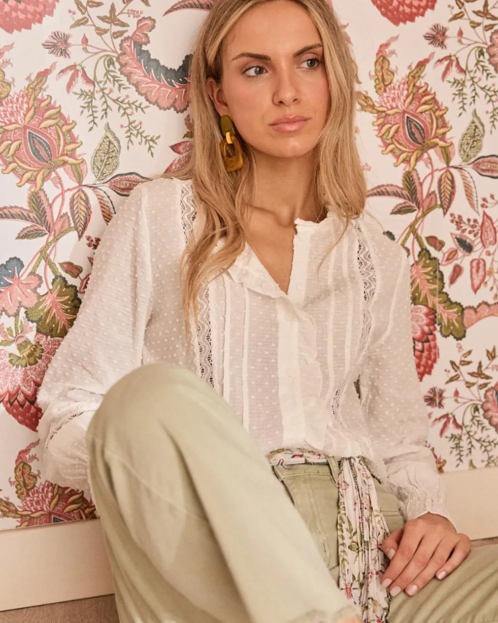 Blouse broderie Sabrina