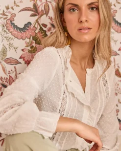 Blouse broderie Sabrina