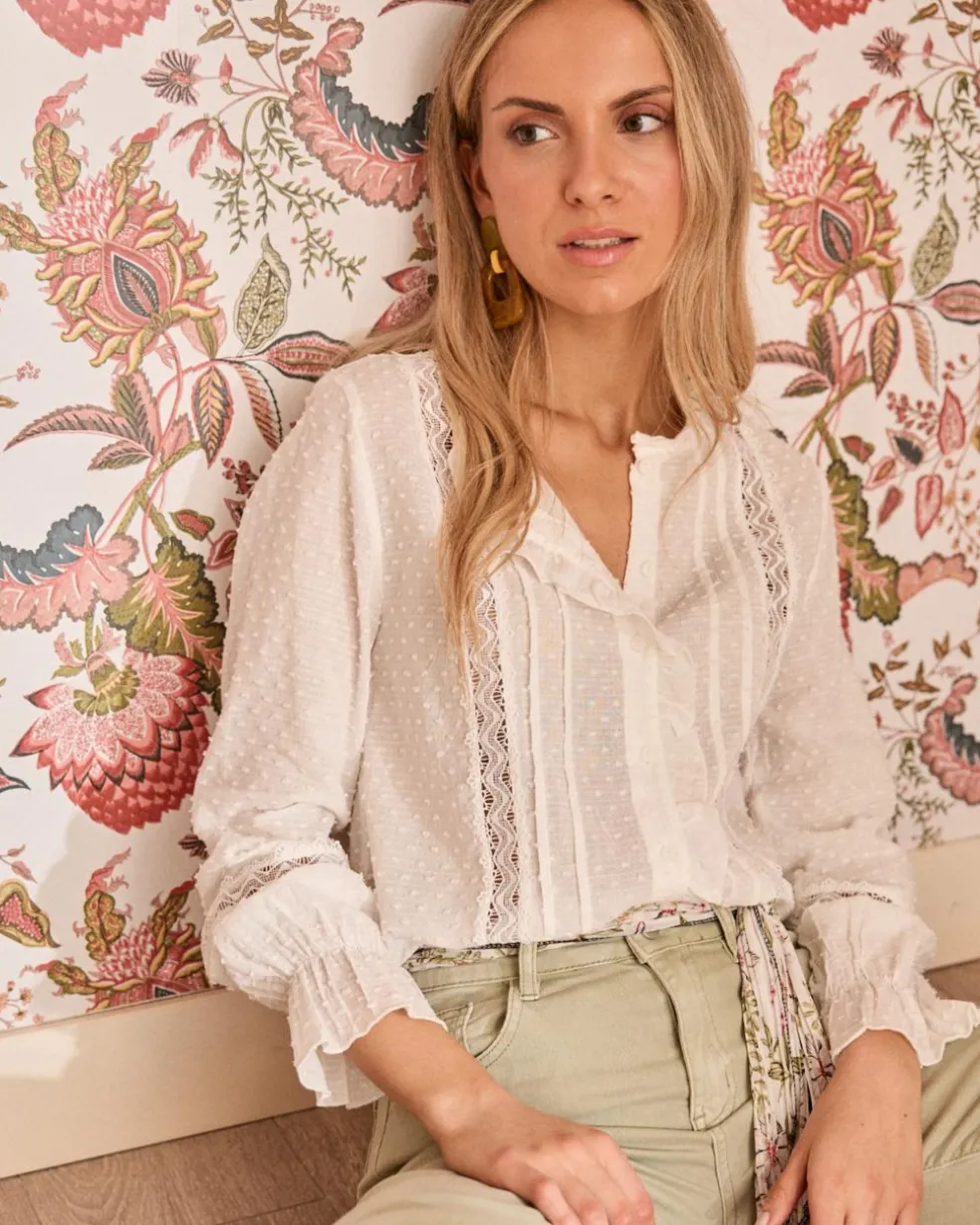 Blouse broderie Sabrina