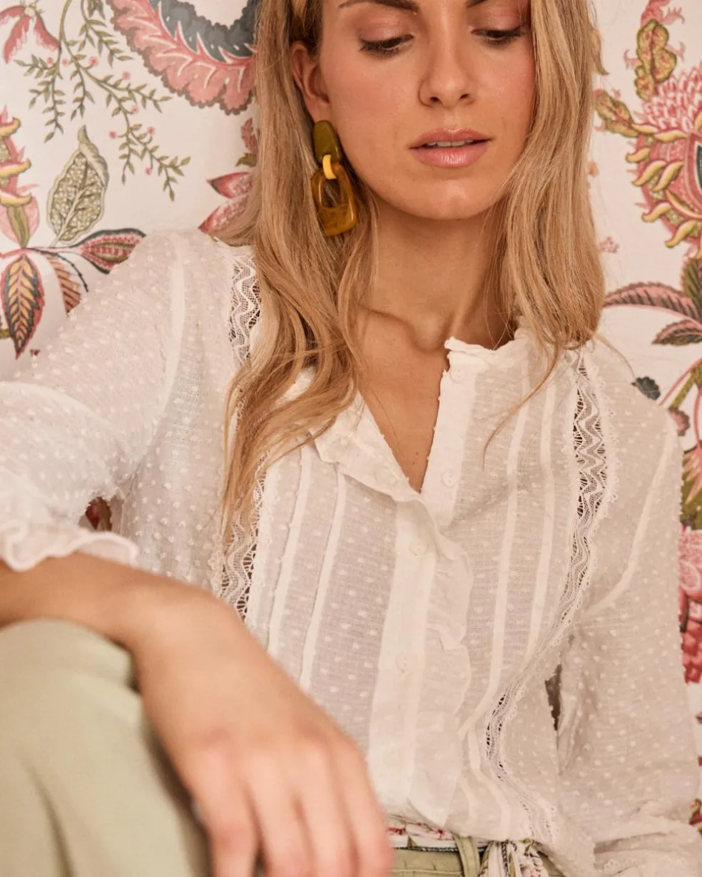 Blouse broderie Sabrina