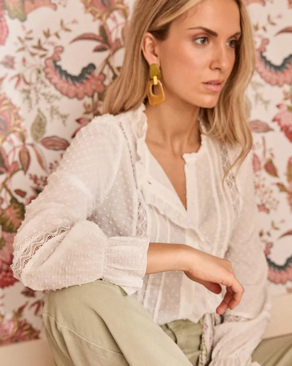 Blouse broderie Sabrina