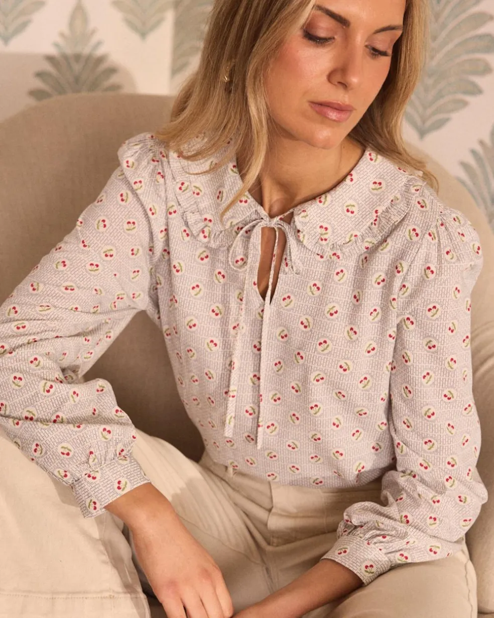 Blouse à col Juliette