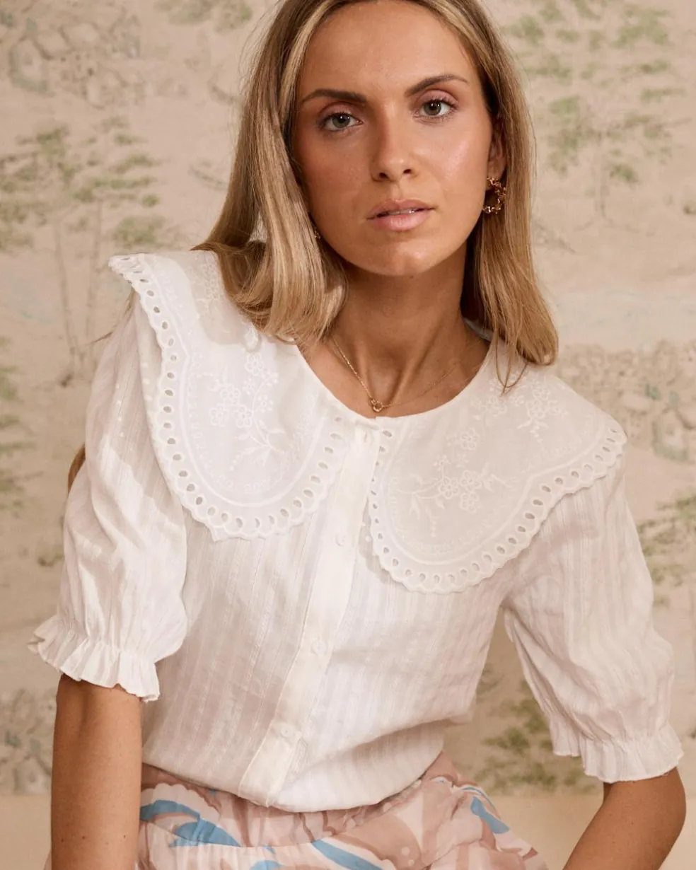Blouse à col Simona