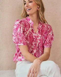 Blouse imprimée Elisabeth