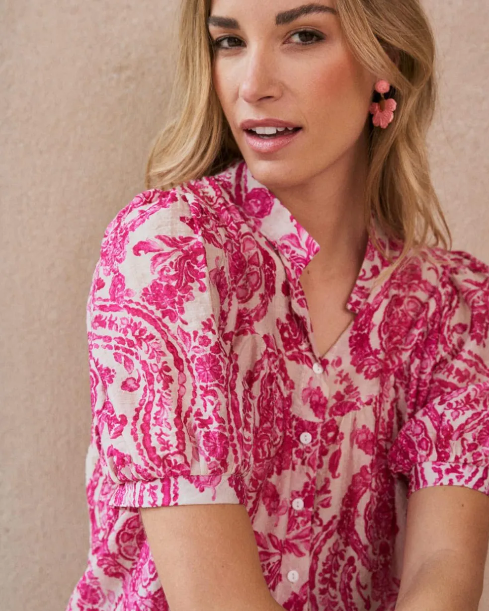 Blouse imprimée Elisabeth