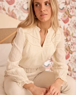 Blouse rayée en lurex Sabriel