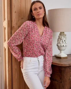 Bottia Blouse en mousseline de soie
