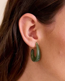 Boucle d’oreille Cannes Green Drop