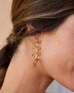 Boucles d’oreilles fleur Bleuet