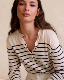 Cardigan rayé Dirunia