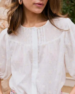 Chemise avec broderie Lua