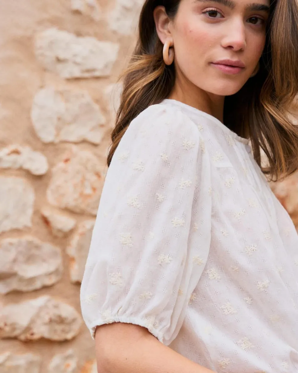 Chemise avec broderie Lua