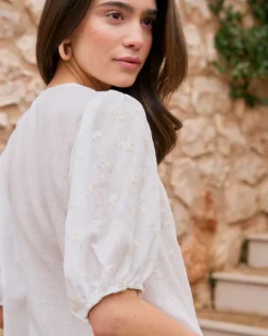 Chemise avec broderie Lua