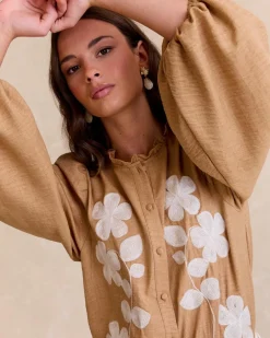 Chemise brodée Ciela