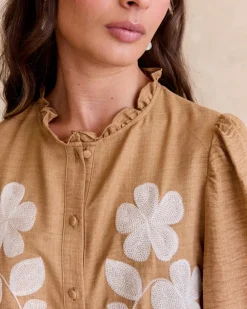 Chemise brodée Ciela