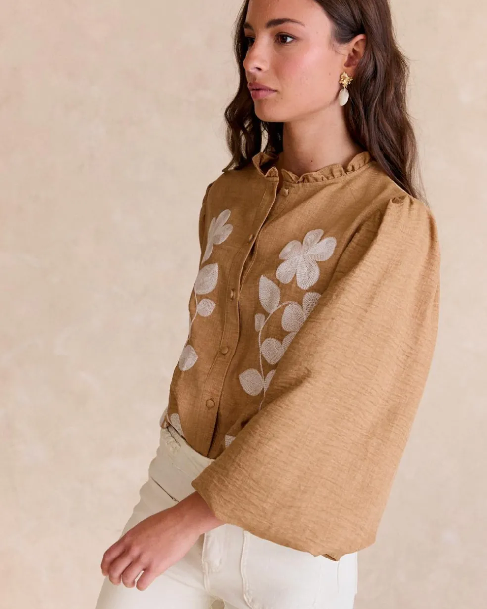 Chemise brodée Ciela