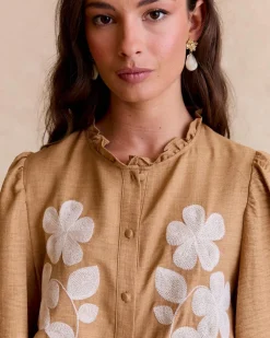 Chemise brodée Ciela