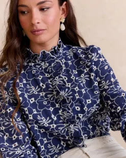 Chemise brodée Guada