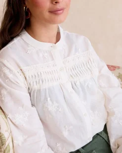 Chemise brodée Lidia