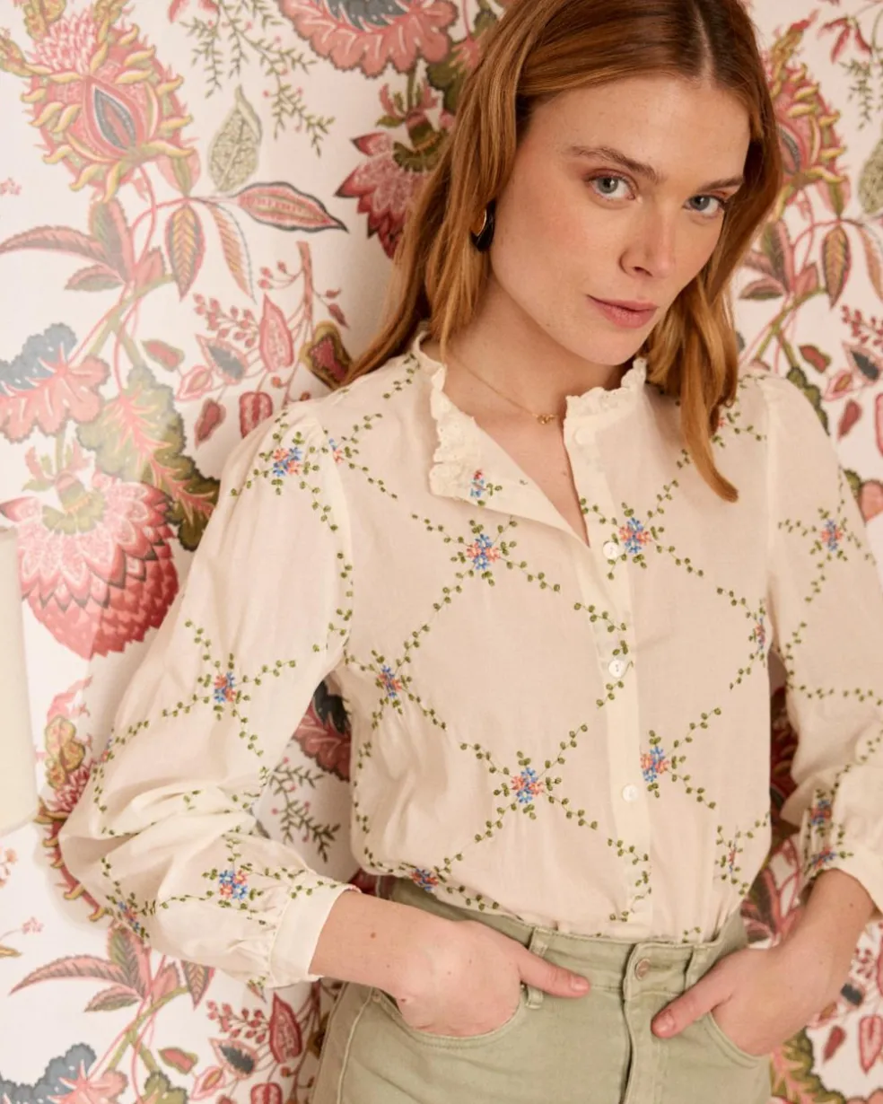 Chemise Perlina Flowers