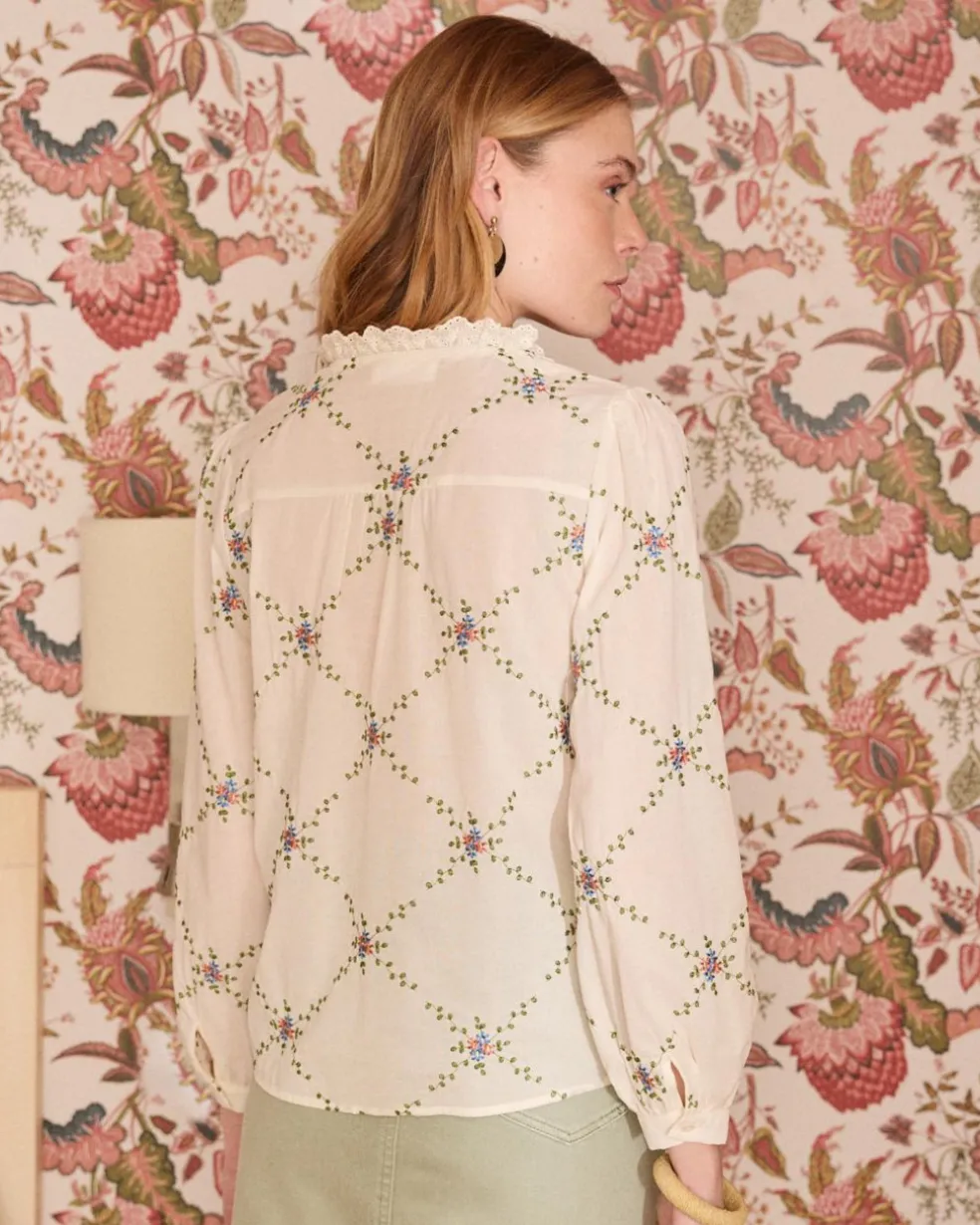 Chemise Perlina Flowers