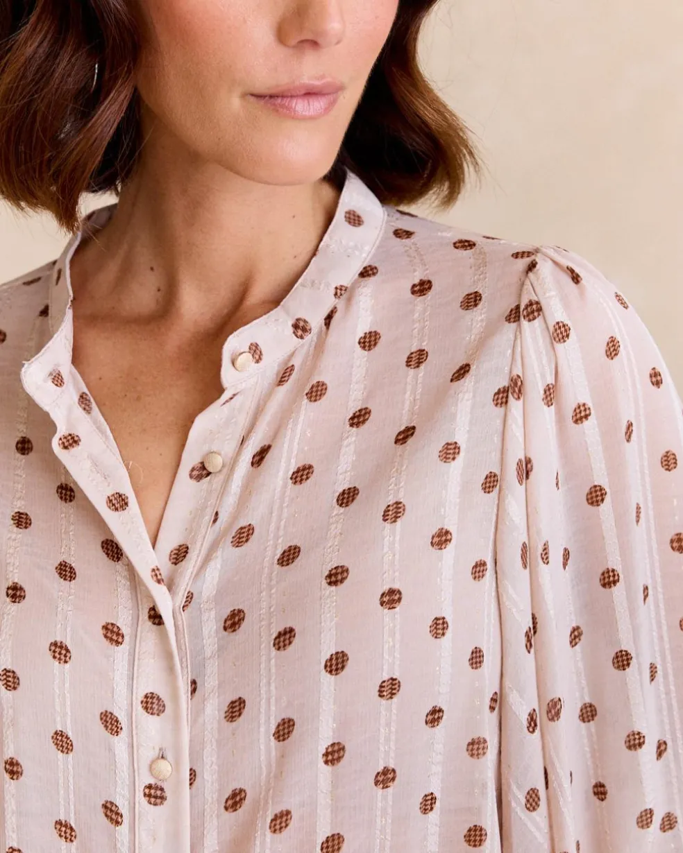 Chemise à pois Nila