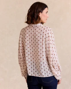 Chemise à pois Nila
