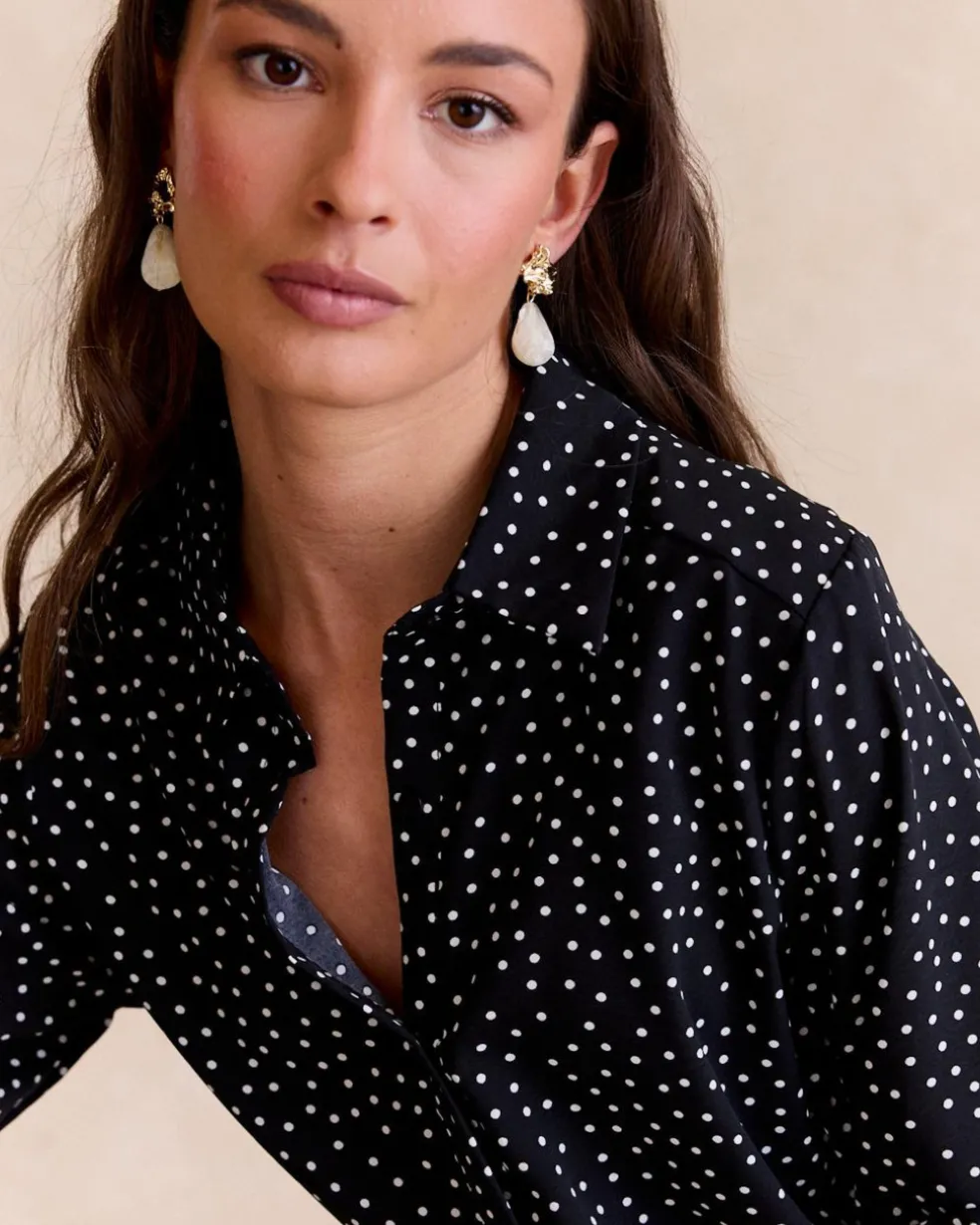 Chemise à pois Pareli