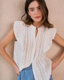 Chemise à volants Ish