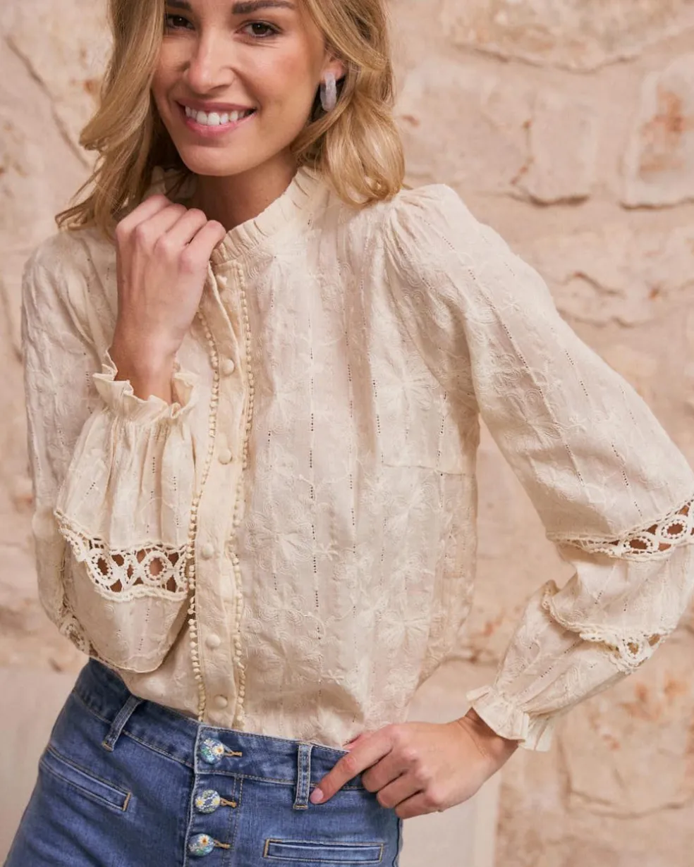 Dafne Blouse brodée