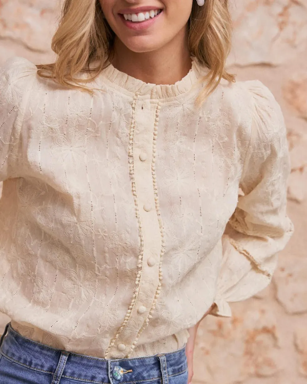 Dafne Blouse brodée