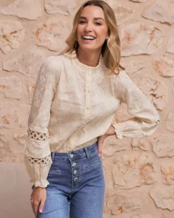 Dafne Blouse brodée