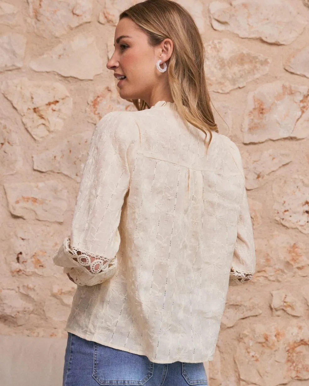 Dafne Blouse brodée