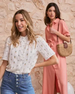 Daria Chemise à fleurs à manches