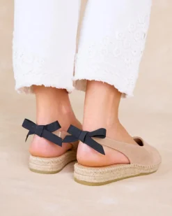 Espadrille à nœud Iris