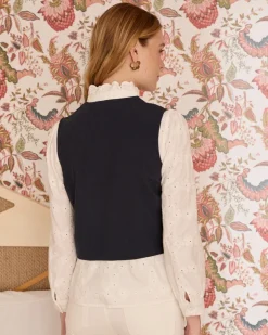 Gilet brodé Abelina
