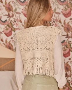 Gilet en crochet Sabi
