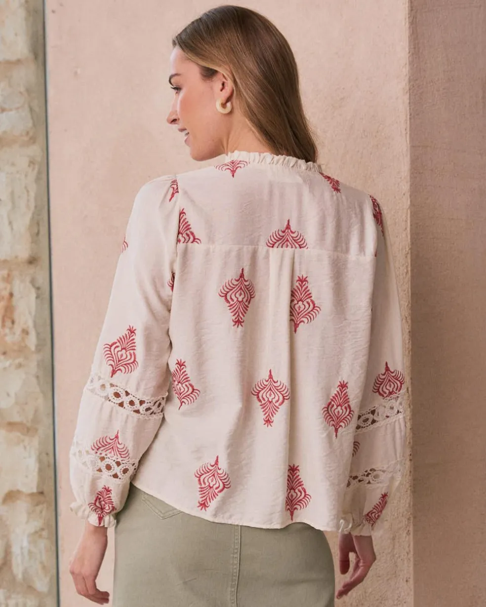 Herena Chemise brodée