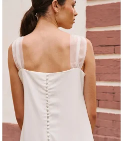 Robe de mariée lavande