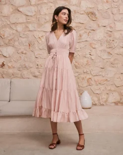 Robe froncée Melissa