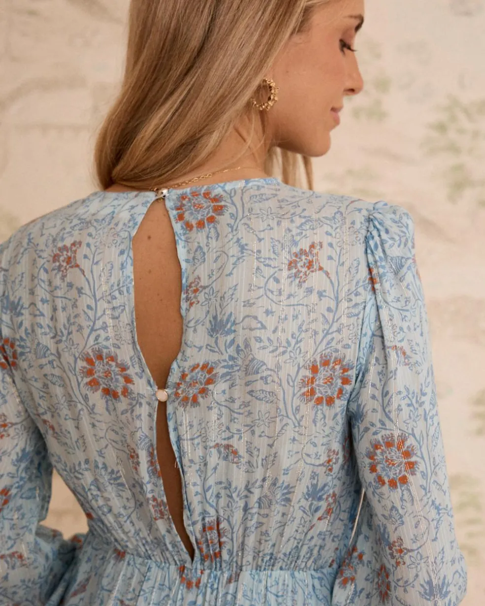 Robe midi Felicia fleurs