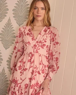 Sivia Robe longue brodée