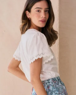 T-shirt en dentelle Petra