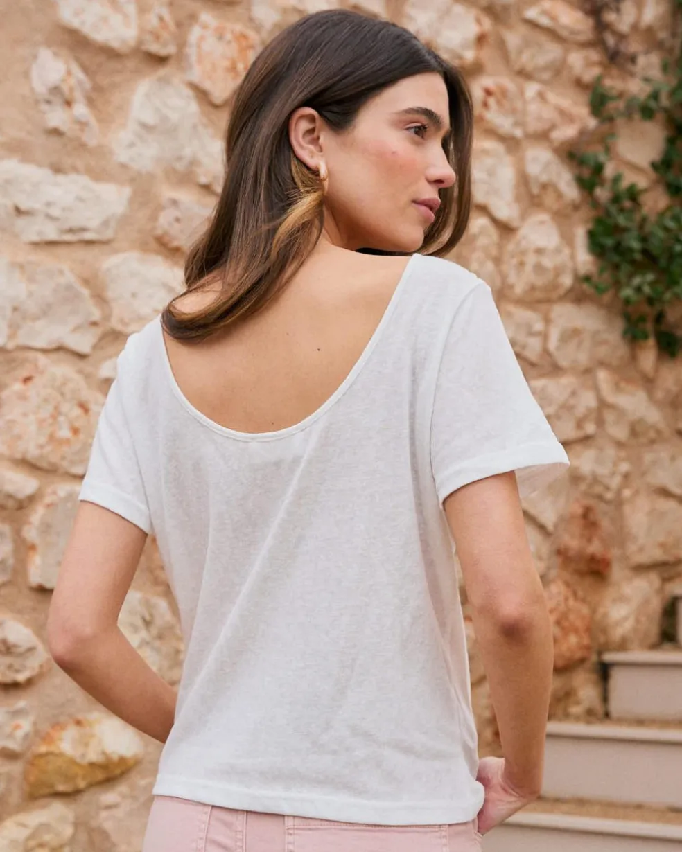 T-shirt tressé Aubrienne